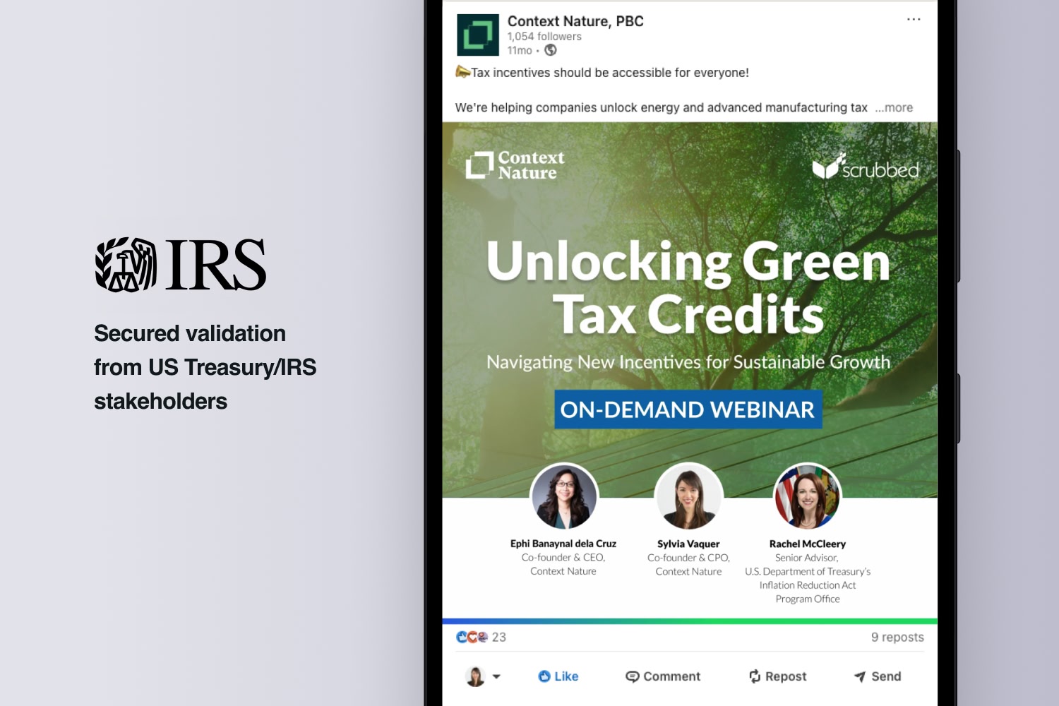 Context Nature — IRS validation